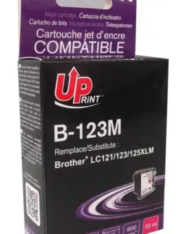 Мастилница UPRINT LC121/123/127 BROTHER, Magenta