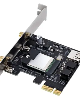 Безжична карта GIGABYTE GC-WBAX2400R RTL8852CE WIFI 6E 2x2 802.11ax Bluetooth 5.3