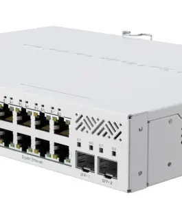 Суич MikroTik CSS610-8P-2S+IN 8 x Gigabit Ethernet ports 2 x SFP
