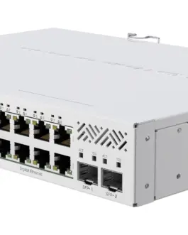 Суич MikroTik CSS610-8P-2S+IN 8 x Gigabit Ethernet ports 2 x SFP