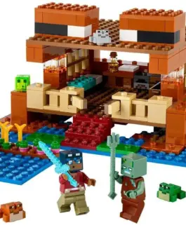 Alternative view of LEGO Minecraft - The Frog House - 21256