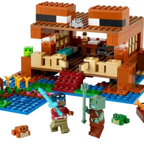 Alternative view of LEGO Minecraft - The Frog House - 21256