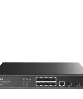 Суич Cudy GS2008S2 L2 8 x Gigabit Ethernet ports 2 x SFP 128MB RAM