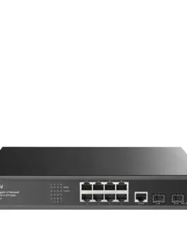 Суич Cudy GS2008S2 L2 8 x Gigabit Ethernet ports 2 x SFP 128MB RAM