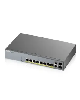 Суич ZyXEL GS1350-12HP 12-портов Gigabit Управляем PoE 130W