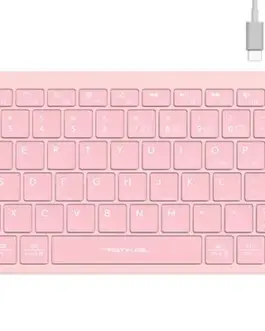 Безжична клавиатура A4TECH FBX51C FSTyler розово