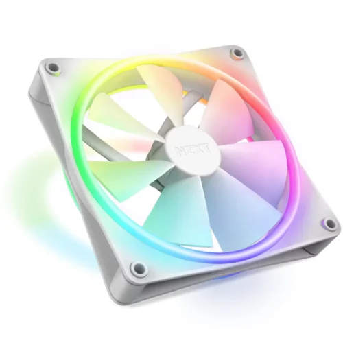 Alternative view of Вентилатор NZXT F140 RGB Duo, Бял