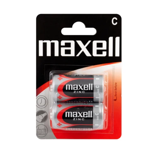 Цинк Манганова батерия MAXELL R14 /2 бр. в блистер/ 15V