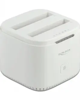 Станция Delock USB-C За 2 x 2.5Prime; SATA HDD / SSD Клониране