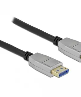 Alternative view of Кабел Delock DisplayPort 2.0 мъжко - DisplayPort мъжко, 2.0м, 10K, 54 Gb/s, Черен