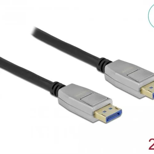 Alternative view of Кабел Delock DisplayPort 2.0 мъжко - DisplayPort мъжко, 2.0м, 10K, 54 Gb/s, Черен