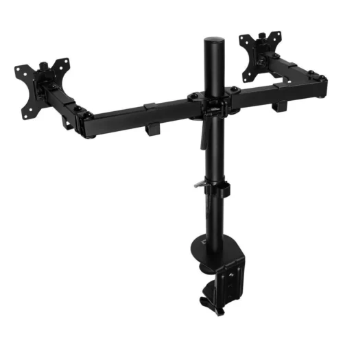 Alternative view of Стойка за 2 мониторa ACT AC8302, за бюро, Регулируема, 32", 2x8 кг, Черна