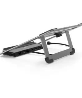 Alternative view of Докинг станция Hama "Connect2Office Stand" USB-C, Стойка за лаптоп, 12 порта