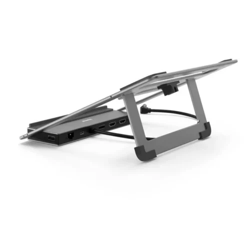 Alternative view of Докинг станция Hama "Connect2Office Stand" USB-C, Стойка за лаптоп, 12 порта