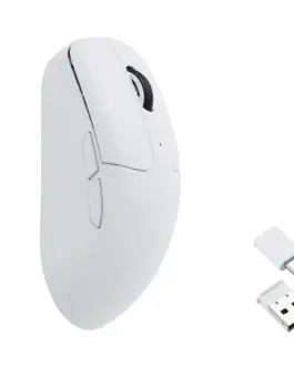 Alternative view of Геймърска Безжична мишка Keychron M2, Matte White