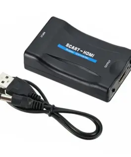 Alternative view of Видео конвертор Estillo ASK-ST001, Scart женско - HDMI женско, Черен