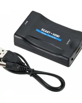 Alternative view of Видео конвертор Estillo ASK-ST001, Scart женско - HDMI женско, Черен