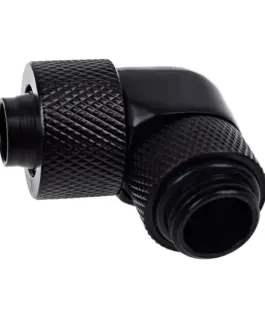 Alternative view of Фитинг Alphacool Eiszapfen, Удължител, 90°, 13/10mm, G1/4, Черен мат