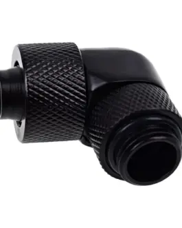 Alternative view of Фитинг Alphacool Eiszapfen, Удължител, 90°, 13/10mm, G1/4, Черен мат