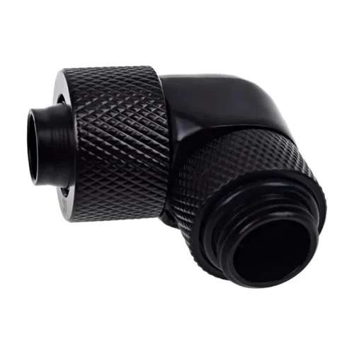 Alternative view of Фитинг Alphacool Eiszapfen, Удължител, 90°, 13/10mm, G1/4, Черен мат