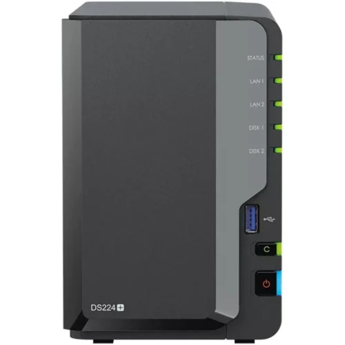 Alternative view of Сторидж Synology NAS Synology DS224+, За 2 диска, Малък и среден бизнес