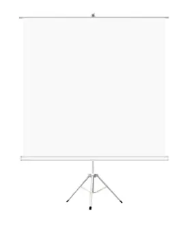 Екран на стойка ESTILLO 180 x 180 1:1 Бял