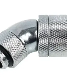 Alternative view of Компресионен фитинг Alphacool, 16/10 - G1/4, 45°, Въртящ се, Хром