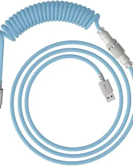 Кабел за клавиатура HyperX Coiled Cable USB-C Light Blue-White