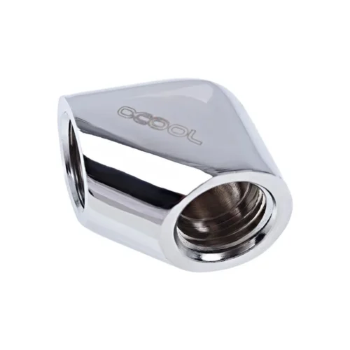 Alternative view of Въртящ се L-конектор Alphacool Eiszapfen, G1/4 AG auf G1/4 IG, Сребрист