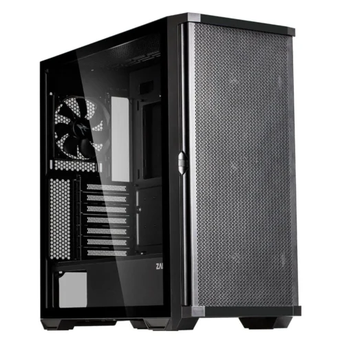Кутия за компютър Zalman Z10 Mesh Mid-Tower Tempered Glass Черна