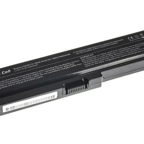 Alternative view of Батерия  за лаптоп GREEN CELL, Toshiba Satellite C650 C650D C660 C660D L650D L655 L750 PA3635U PA3817U, 10.8V, 4400mAh