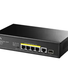 Суич Cudy GS1005PTS1 5 портов 10/100/1000 PoE+ Switch 120W 1 SFP Slot