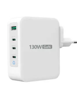 Alternative view of Мрежово зарядно j5create JUP43130E 130W, 4 порта, USB-C, USB-A