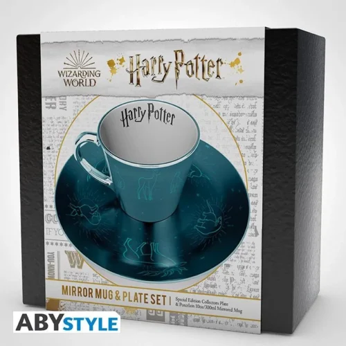 Alternative view of Комплект ABYSTYLE HARRY POTTER Mirror mug and plate set Patronus, Чаша, Подложка