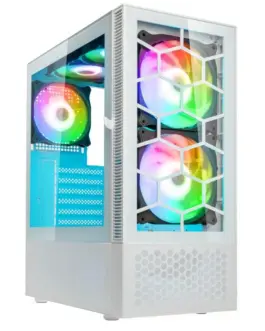 Кутия за компютър Kolink Observatory MX Glass ARGB TG Mid-Tower Бял