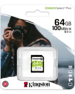 Карта памет Kingston Canvas Select Plus SD 64GB