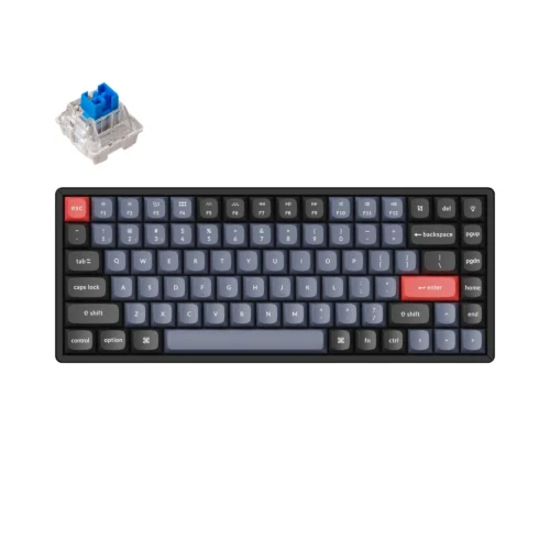 Alternative view of Геймърска механична клавиатура Keychron K2 Pro Hot-Swappable Keychron K Pro Mechanical Blue Switch, RGB Backligh
