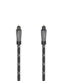 Оптичен аудио кабел HAMA 205140 ODT plug (Toslink) Метални накрайници 3 м