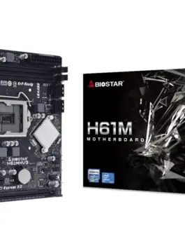 Alternative view of Дънна платка BIOSTAR H61MHV3, Intel H61, sock. 1155, Ver 7.0