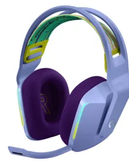 Геймърски слушалки Logitech G733 Lilac Lightspeed Wireless RGB Микрофон