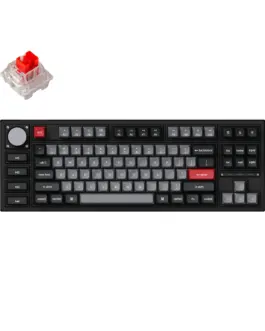 Alternative view of Клавиатура Keychron Q3 Pro Carbon Black TKL K Pro Red Switch RGB LED PBT