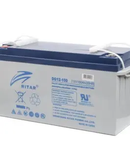 Оловна гелова батерия RITAR (DG12-150) 12V 150Ah F12/M8 За соларни