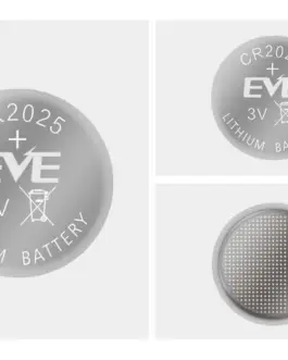 Бутонна батерия литиева CR 2025 1pc  bulk 3V  EVE BATTERY
