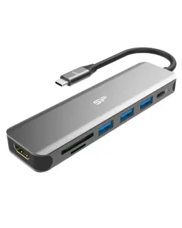 Alternative view of Докинг станция Silicon Power Boost SU20, 7 в 1, USB-C