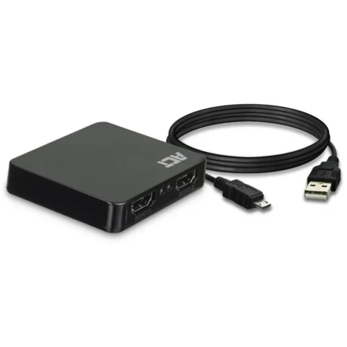 Alternative view of HDMI Сплитер ACT AC7835, 1/2, 4K@30Hz, USB, Черен