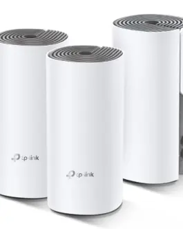 Безжична Mesh Wi-fi система TP-Link Deco E4 AC1200 (3-pack)