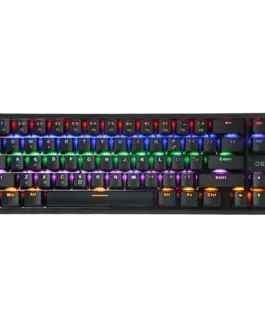 Alternative view of Клавиатура Delux KM32 механична геймърска USB Type-C/Bluetooth v5.0 Rainbow RGB LED