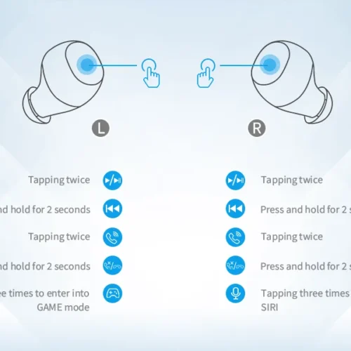 Слушалки Delux DT3 Earbuds True Wireless Bluetooth in-ear