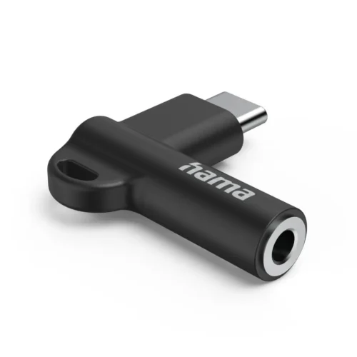 Alternative view of Адаптер Hama, USB-C - 3,5 mm жак, Aux, 90°, 201701