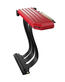 Alternative view of Кабел за вертикален монтаж HYTE PCI-E 4.0 x16 200mm, Червено